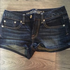 American eagle dark wash Jean shorts